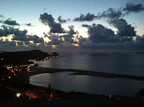 Capo d'Orlando - view of the harbour from Scafa.JPG