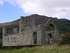 Carlingford Priory and Mountain - geograph.org.uk - 491559.jpg