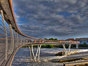 Ponte sobre o Rio Aire em Castleford