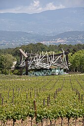 Pavillon de musique de Frank Gehry au château La Coste.