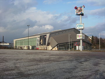 Spiroudôme ou Palais des sports du Pays de Charleroi, rue Pige au Croly