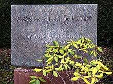 Charles Albert de Burlet (1882–1956), Hildegard de Burlet-Nieruch (1906–1996) Grab auf dem Ehrenfeld des Friedhof am Hörnli