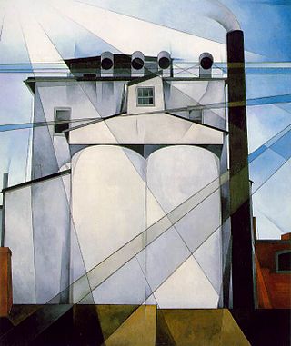 <i>My Egypt</i> 1927 painting by Charles Demuth