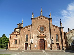 Chiesa dei Santi Gervasio e Protasio (Zibello) - facciata 2 2019-06-18.jpg