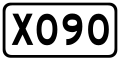 China County Road X090.svg