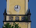 Čeština: Chlumec, okres Ústí nad Labem. Krušnohorská, náměstí, kostel svatého Havla. English: Chlumec, Ústí nad Labem District, Ústí nad Labem Region, Czech Republic. Krušnohorská street, a square. Church of Saint Gall. Camera location 50° 41′ 55.3″ N, 13° 56′ 25.1″ E    View all coordinates using: OpenStreetMap