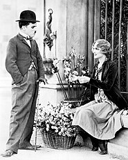 Charlie Chaplin und Virginia Cherrill in City Lights