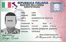 Carta multiservizi della Difesa - Wikipedia