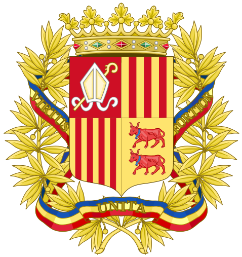 File:Coat of Arms of the high authorities of Andorra.svg