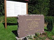 Stèle commémorative des déportations au Col du Hantz.