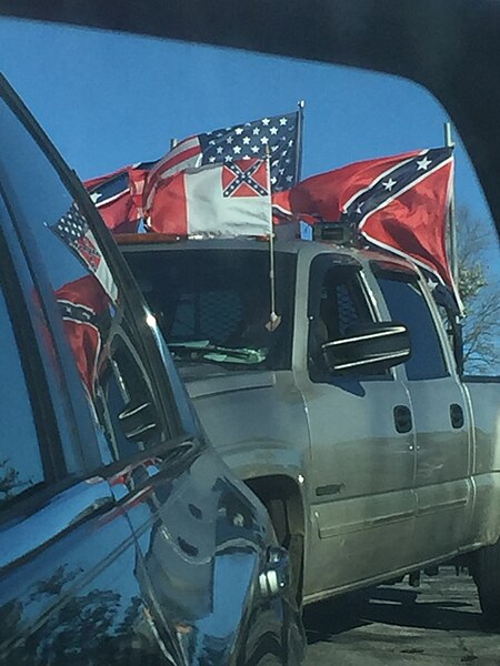 File:Confederate Flag Truck At CHS.jpg