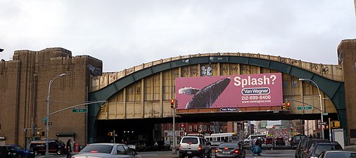 IND Culver Line station in 2010, before the beginning of construction