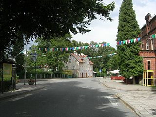 Długopole-Zdrój Village in Lower Silesian, Poland