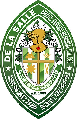 <span class="mw-page-title-main">De La Salle Andres Soriano Memorial College</span> Roman Catholic college in Cebu, Philippines