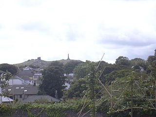 Carn Brea, Redruth civil parish in Cornwall, England