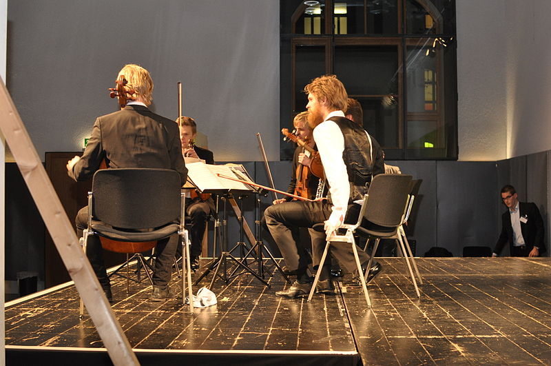 File:Danish String Quartet Sebastian Manz Klarinette Heidelberger Frühling 2013 Bild 02.JPG