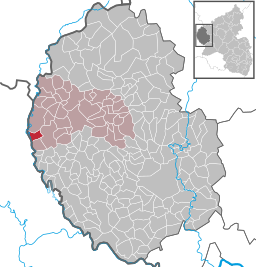 Läget för Dasburg i Eifelkreis Bitburg-Prüm