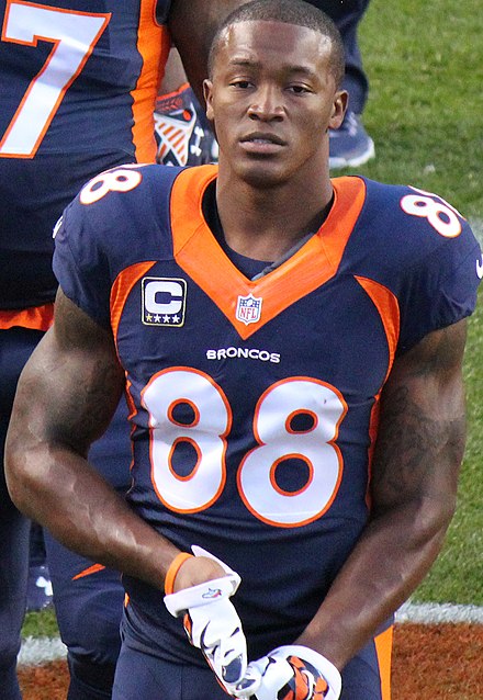 Thomas with the Denver Broncos in 2014