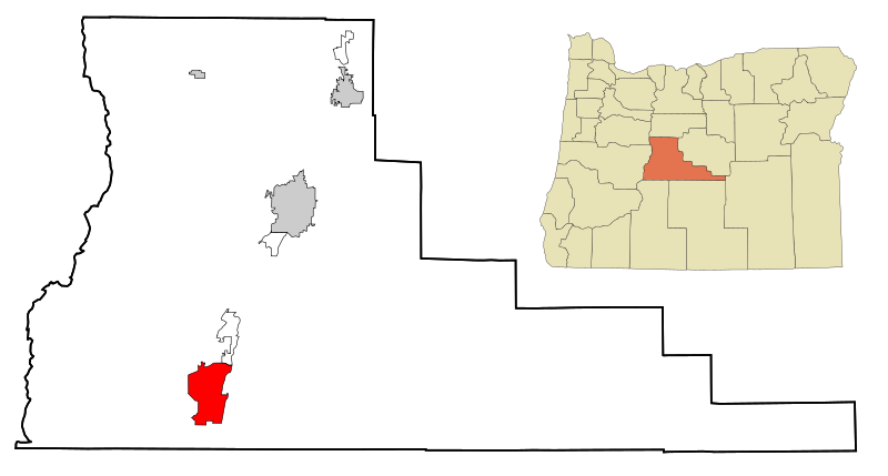 File:Deschutes County Oregon Incorporated and Unincorporated areas La Pine Highlighted.svg