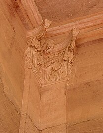 Roman Corinthian pilaster in a corner of Al-Khazneh