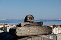 Image 483Detail of a grave with River Tagus in the background, Alto de São João cemetery, Lisbon, Portugal