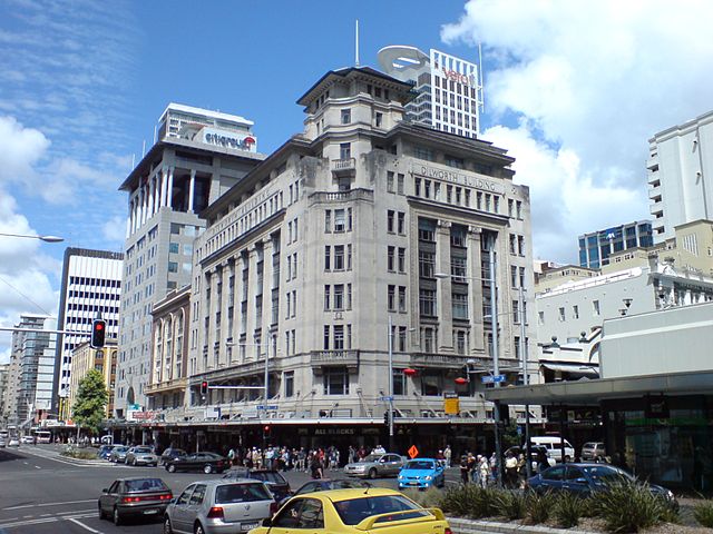 The Dilworth Building, one of the few remaining stately older buildings along Queen Street