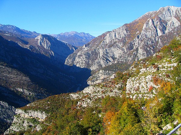 A view from Dinaric Alps.