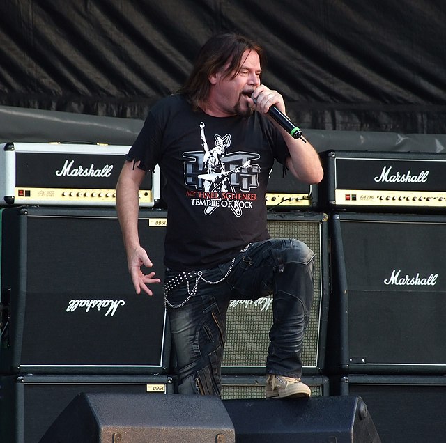 White performing with Michael Schenker Group (MSG) at Kavarna Rock Fest 2012