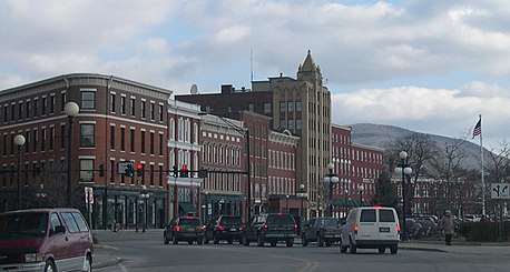 Downtown Rutland, Vermont's third largest city
