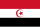 Drapeau de la République arabe islamique, fusion de la Tunisie et de la Libye.