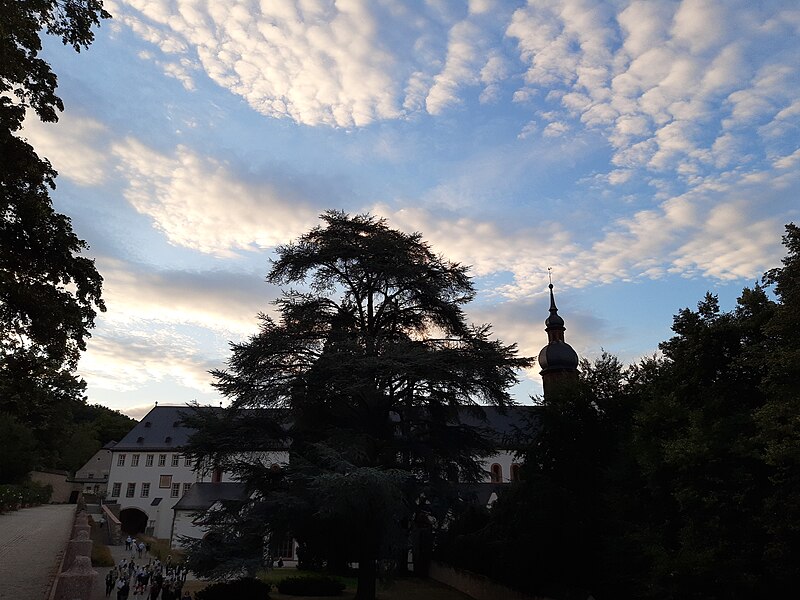 File:Eberbach Abbey and clouds.jpg