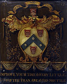 Arms of the Edinburgh Incorporation of Weavers Edinburgh Incorporation of Weavers Arms 18c.jpg