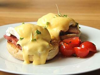 Eggs Benedict American breakfast dish