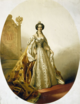 Kaiserin Maria Alexandrowna von Russland in Krönungsgewändern