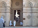 Ingången till moskén