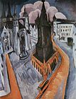 Ernst Ludwig Kirchner, The Red Tower in Halle, 1915.