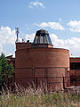 Estación de comunicaciones por satélite de Buitrago del Lozoya, Comunidad de Madrid, España.