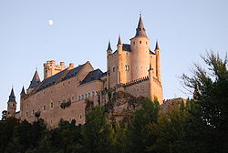 Pevnost Alcázar v Segovii, na seznamu světového dědictví UNESCO