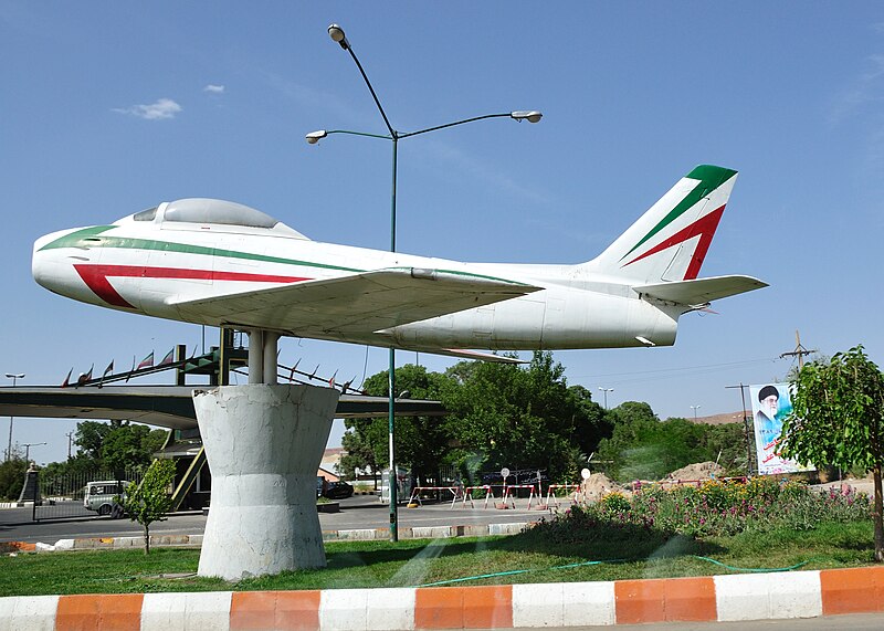 File:F-86 Sabre, airforce base, Tabriz.jpg