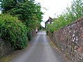 Old lane leading down to the beach