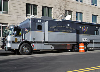 English: FBI Mobile Command Center in Washingt...