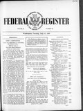 Thumbnail for File:Federal Register 1945-07-17- Vol 10 Iss 141 (IA sim federal-register-find 1945-07-17 10 141).pdf