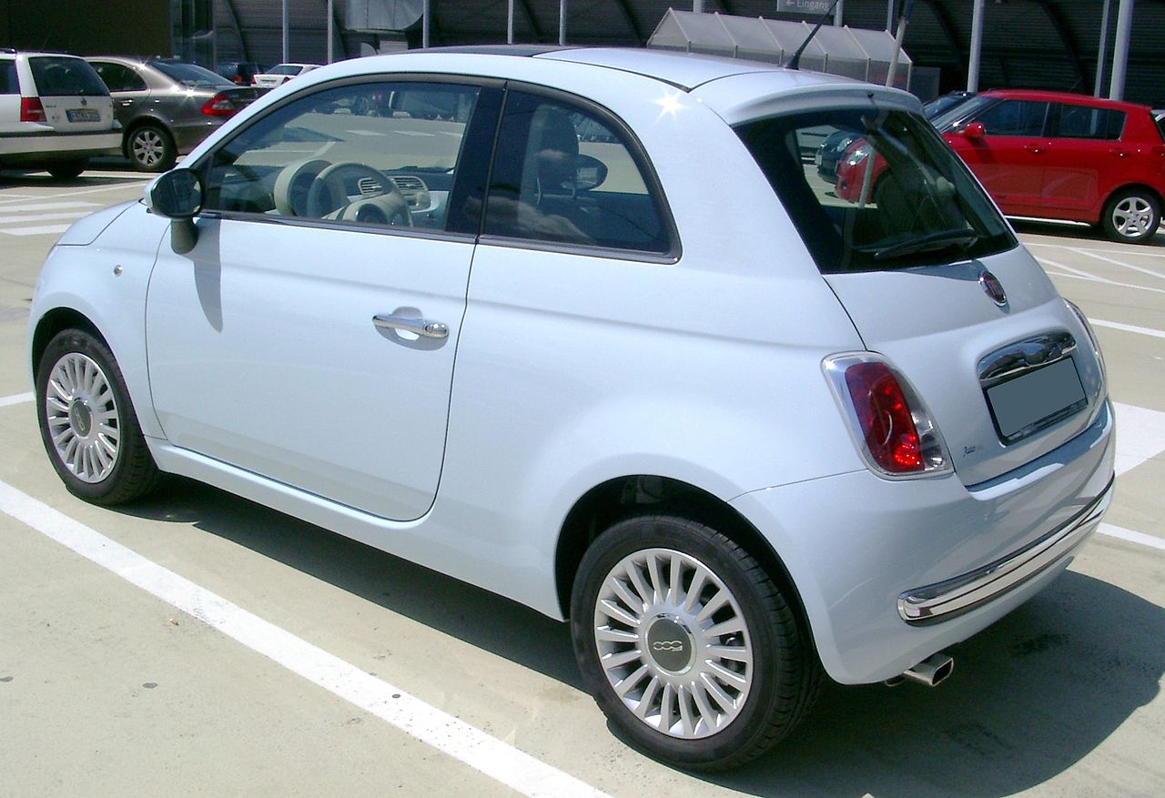 Image of Fiat 500 rear 20080621