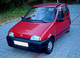 Fiat Cinquecento Young uit 1995 (704cc-motor)