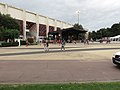 L'entrée du stade.