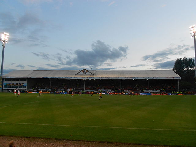 Firhill, home of Partick Thistle, which has previously been used by Clyde