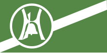 Flag of Nepean Township, used from 1980 until 2001. Flag of Nepean Township, Ontario.svg