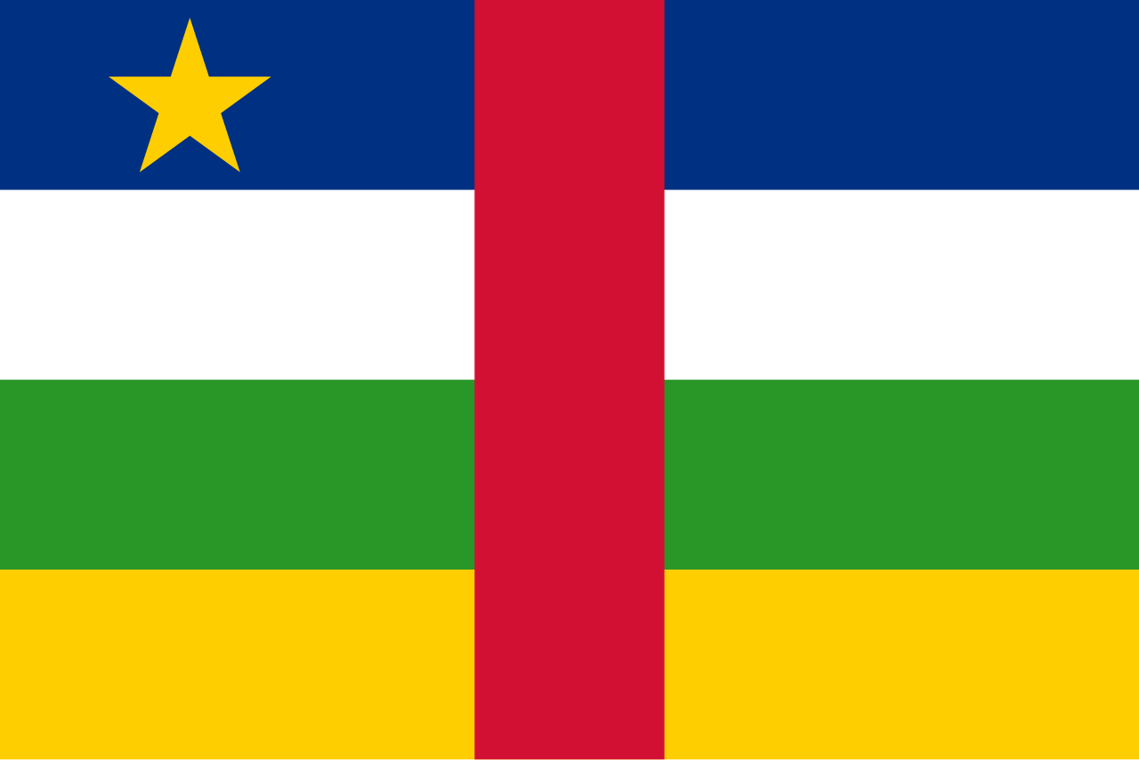 [Image: 1280px-Flag_of_the_Central_African_Republic.svg.png]