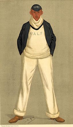 William Fletcher coached Oxford. Fletcher WAL Vanity Fair 1893-03-18.jpg