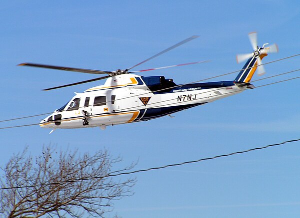 A NJ State Police helicopter in 2005
